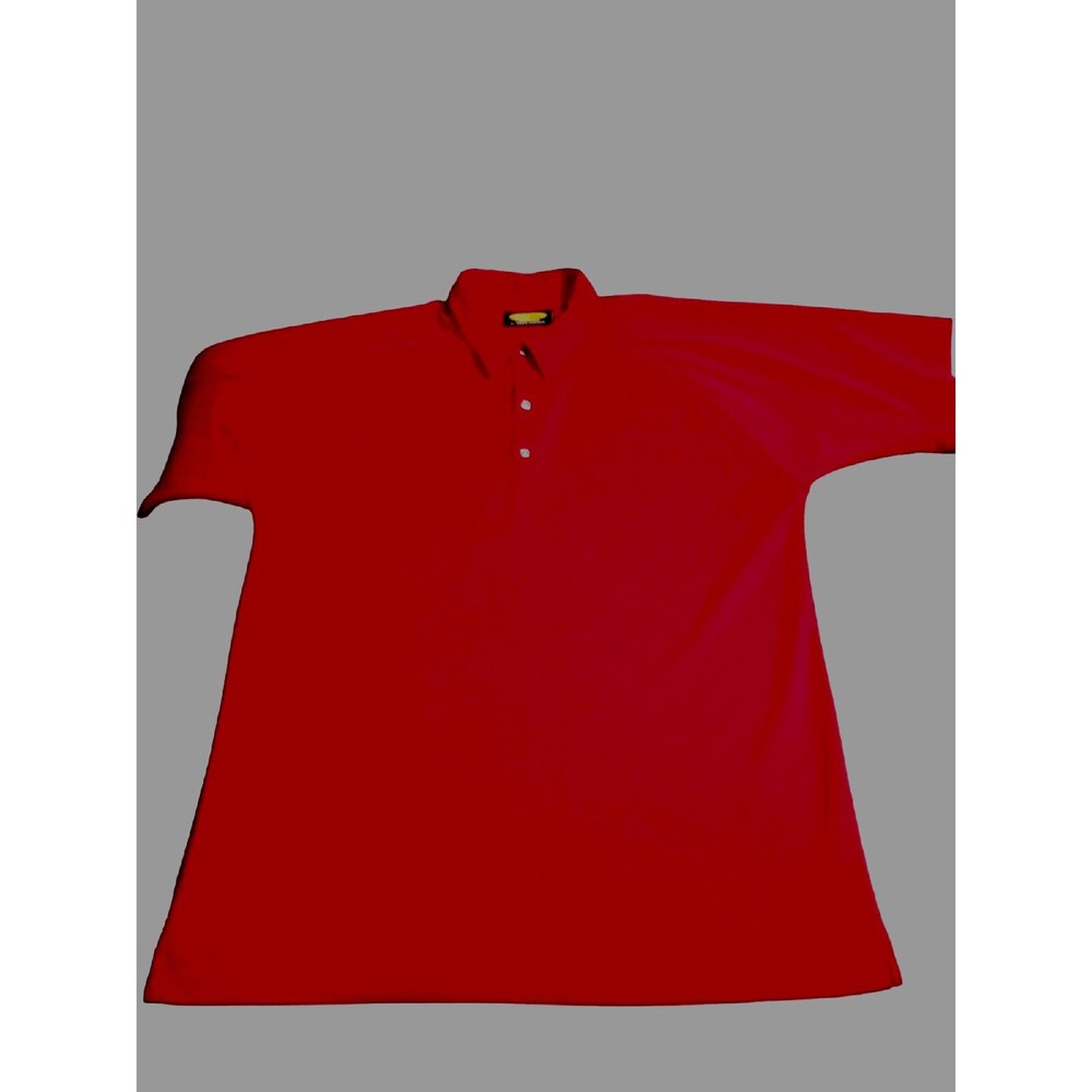 Men's Greg Norman Moisture Wicking Red Polo Shirt Size XL